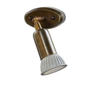 TRADITIONAL HANDMADE DITS LAMPS > SPOT MADE OF BRONZE LED GU10 LAMP. - ΣΠΟΤ ΤΟΊΧΟΥ
