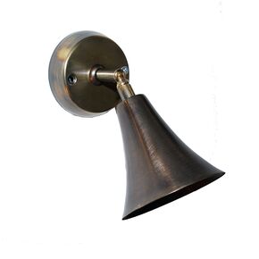 TRADITIONAL HANDMADE LAMPS DITS > SPOT BAR 2 MADE OF BRONZE BELL. - WALL SPOTLIGHTS