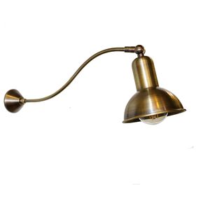 TRADITIONAL HANDMADE LIGHTING DITS > LARGE BRONZE BELL WALL SPOT. - WALL SPOT