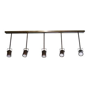 TRADITIONAL HANDMADE LAMPS DITS > SPOT RAIL MADE OF BRONZE WITH VERTICAL PIPES. - ΣΠΟΤ ΤΟΊΧΟΥ