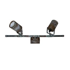 DITS TRADITIONAL HANDCRAFTED LIGHTING > HANDCRAFTED CYLINDER BRONZE SPOT BAR 2F . - WALL SPOT