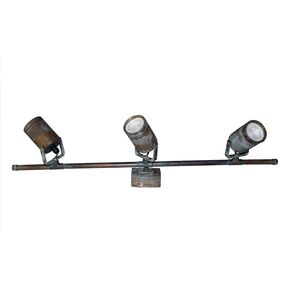 DITS TRADITIONAL HANDCRAFTED LIGHTING > HANDCRAFTED CYLINDER BRONZE SPOT BAR 3F . - WALL SPOT
