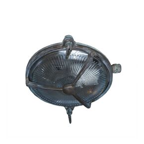 WATERPROOF SCONCES ROUND 3 SPOKES MADE OF OUTDOOR BRONZE WITH ARTIFICIAL AGING - WATERPROOF LIGHTS (TURTLES)