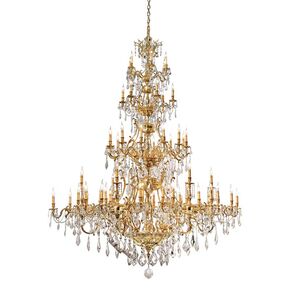 ΚΛΑΣΙΚΆ ΦΩΤΙΣΤΙΚΆ < ΙΤΑΛΙΚΆ POSSONI >   FRENCH GOLD CHANDELIER WITH PENDELOQUES SCHOELER CRYSTAL FINISH  002    60XMAX42W E14 - ΚΡΕΜΑΣΤΆ ΦΩΤΙΣΤΙΚΆ