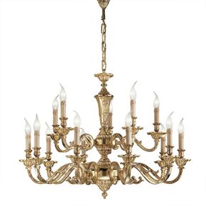 ΚΛΑΣΙΚΆ ΦΩΤΙΣΤΙΚΆ < ΙΤΑΛΙΚΆ POSSONI >   CHANDELIER FINISH  002-008    15XMAX42W E14 - ΚΡΕΜΑΣΤΆ ΦΩΤΙΣΤΙΚΆ