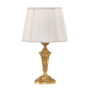 ΚΛΑΣΙΚΆ ΦΩΤΙΣΤΙΚΆ < ΙΤΑΛΙΚΆ POSSONI >   TABLE LAMP WITH SILK PLEATED SHADE FINISH  002-08    1XMAX42W E27 - ΚΛΑΣΙΚΆ ΦΩΤΙΣΤΙΚΆ