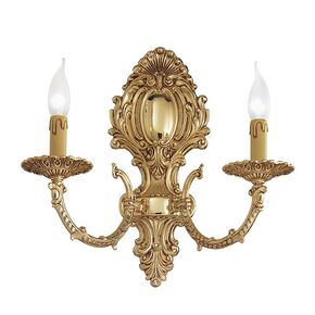 ΚΛΑΣΙΚΆ ΦΩΤΙΣΤΙΚΆ < ΙΤΑΛΙΚΆ POSSONI >   FRENCH GOLD FINISH WALL LIGHT FINISH  002    2XMAX42W E14 - ΚΡΕΜΑΣΤΆ ΦΩΤΙΣΤΙΚΆ
