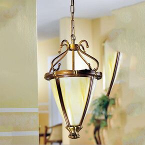 ΚΛΑΣΙΚΆ ΦΩΤΙΣΤΙΚΆ < ΙΤΑΛΙΚΆ POSSONI >   LANTERN WITH GLASS FINISH  034    1XMAX42W E27 - ΚΡΕΜΑΣΤΆ ΦΩΤΙΣΤΙΚΆ