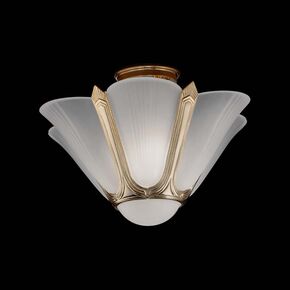 ΚΛΑΣΙΚΆ ΦΩΤΙΣΤΙΚΆ < ΙΤΑΛΙΚΆ POSSONI >   SEMI FLUSH WITH WHITE GLASS FINISH  006-008    3XMAX42W E14 - ΟΡΟΦΉΣ ΦΩΤΙΣΤΙΚΆ 