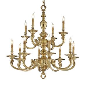 ΚΛΑΣΙΚΆ ΦΩΤΙΣΤΙΚΆ < ΙΤΑΛΙΚΆ POSSONI >   POLISH BRASS FINISH CHANDELIER FINISH  007    25XMAX42W E14 - ΚΡΕΜΑΣΤΆ ΦΩΤΙΣΤΙΚΆ