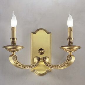 CLASSIC LIGHTING < ITALIAN POSSONI > CEILING PENDANTS > SATIN FRENCH GOLD/MAHOGANY FINISH CHANDELIER - PENDANT LIGHTS