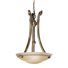 ΚΛΑΣΙΚΆ ΦΩΤΙΣΤΙΚΆ < ΙΤΑΛΙΚΆ POSSONI >   CHANDELIER WITH ALABASTER FINISH  008-034    3XMAX28W E14 - ΚΡΕΜΑΣΤΆ ΦΩΤΙΣΤΙΚΆ