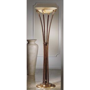 ΚΛΑΣΙΚΆ ΦΩΤΙΣΤΙΚΆ < ΙΤΑΛΙΚΆ POSSONI >   FLOOR LAMP WITH ALABASTER FINISH  008-034    4XMAX28W E14 - ΚΡΕΜΑΣΤΆ ΦΩΤΙΣΤΙΚΆ