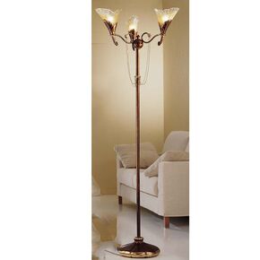 CLASSIC LAMPS < ITALIAN POSSONI > FLOOR LAMPS > FLOOR LAMP WITH GLASS - ΦΩΤΙΣΤΙΚΆ ΔΑΠΈΔΟΥ