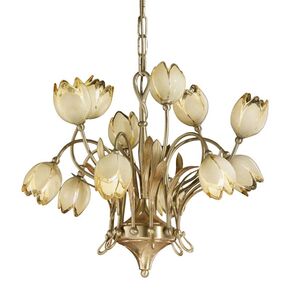 ΚΛΑΣΙΚΆ ΦΩΤΙΣΤΙΚΆ < ΙΤΑΛΙΚΆ POSSONI >   CHANDELIER WITH GLASS FINISH  073-074    12XMAX42W G9 - ΚΡΕΜΑΣΤΆ ΦΩΤΙΣΤΙΚΆ
