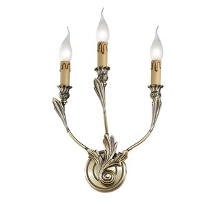 ΚΛΑΣΙΚΆ ΦΩΤΙΣΤΙΚΆ < ΙΤΑΛΙΚΆ POSSONI >   WALL LIGHT FINISH  002-008    3XMAX42W E14 - ΤΟΊΧΟΥ ΦΩΤΙΣΤΙΚΆ 