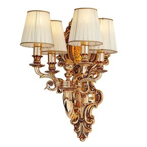 ΚΛΑΣΙΚΆ ΦΩΤΙΣΤΙΚΆ < ΙΤΑΛΙΚΆ POSSONI >   SHADED GOLD PLATED FINISH WALL LIGHT WITH CRYSTAL AND SHADES FINISH  079    4XMAX42W E14 - ΤΟΊΧΟΥ ΦΩΤΙΣΤΙΚΆ 