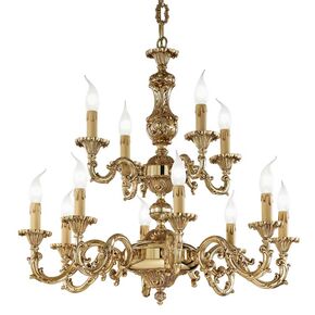 ΚΛΑΣΙΚΆ ΦΩΤΙΣΤΙΚΆ < ΙΤΑΛΙΚΆ POSSONI >   CHANDELIER FINISH  002-008    12XMAX42W E14 - ΚΡΕΜΑΣΤΆ ΦΩΤΙΣΤΙΚΆ