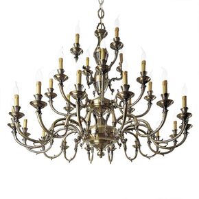 ΚΛΑΣΙΚΆ ΦΩΤΙΣΤΙΚΆ < ΙΤΑΛΙΚΆ POSSONI >   CHANDELIER FINISH  002-008    28XMAX42W E14 - ΚΡΕΜΑΣΤΆ ΦΩΤΙΣΤΙΚΆ