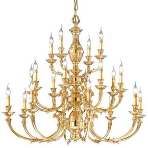 ΚΛΑΣΙΚΆ ΦΩΤΙΣΤΙΚΆ < ΙΤΑΛΙΚΆ POSSONI >   CHANDELIER FINISH  002-008    20XMAX42W E14 - ΚΡΕΜΑΣΤΆ ΦΩΤΙΣΤΙΚΆ