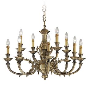 ΚΛΑΣΙΚΆ ΦΩΤΙΣΤΙΚΆ < ΙΤΑΛΙΚΆ POSSONI >   CHANDELIER FINISH  002-008    12XMAX42W E14 - ΚΡΕΜΑΣΤΆ ΦΩΤΙΣΤΙΚΆ