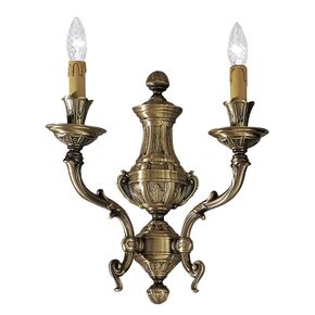 ΚΛΑΣΙΚΆ ΦΩΤΙΣΤΙΚΆ < ΙΤΑΛΙΚΆ POSSONI >   WALL LIGHT FINISH  002-008    2XMAX42W E14 - ΤΟΊΧΟΥ ΦΩΤΙΣΤΙΚΆ 