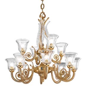 ΚΛΑΣΙΚΆ ΦΩΤΙΣΤΙΚΆ < ΙΤΑΛΙΚΆ POSSONI >   CHANDELIER WITH CLEAR CRYSTAL FINISH  002-008    12XMAX42W E14 - ΚΡΕΜΑΣΤΆ ΦΩΤΙΣΤΙΚΆ