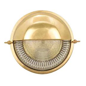 BRASS WATERPROOF LAMPS > WALL TURTLES > ROUND TURTLE WITH EYEBROWS WITHOUT BRASS MESH - WATERPROOF LIGHTS (TURTLES)
