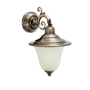 BRASS WATERPROOF LAMPS > WALL SCONCES > DOLPHIN MAT GLASS 60W SQUARES - WALL LIGHTS