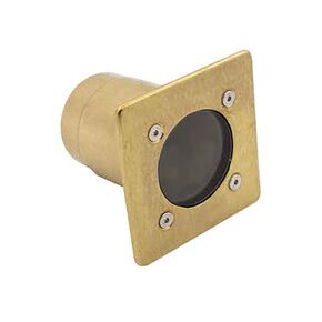 BRASS WATERPROOF LAMPS > RECESSED FLOORS > INDOOR FLOOR SQUARE SPOT - WATERPROOF LUMINAIRES HANDMADE BY DITS
