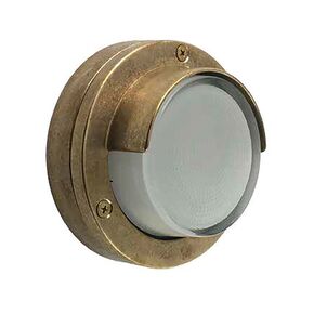 BRASS WATERPROOF LAMPS > WALL LAMPS > TURTLE Φ14 G9 WITH SHADE - WATERPROOF LIGHTS (TURTLES)