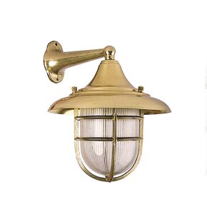 BRASS WATERPROOF LIGHTS > WALL SCONCES > 150W CAST GRID SQUEEGEE - WALL LIGHTS