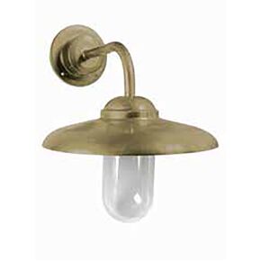 BRASS WATERTIGHT LAMPS > WALL SCONCES > 90'' CLEAR GLASS SQUARES - WALL LIGHTS
