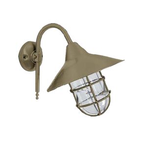 BRASS WATERPROOF LAMPS > WALL SCONCES > WALL SQUEEZES + LONG MESH + GLASS - WALL LIGHTS