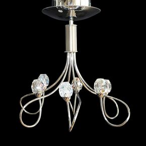 NEOCLASSICAL HANDMADE LIGHTING > MINIMAL DITS > CEILING LAMP ACC 6Φ SWAROVSKI CRYSTALS - CEILING LIGHTS