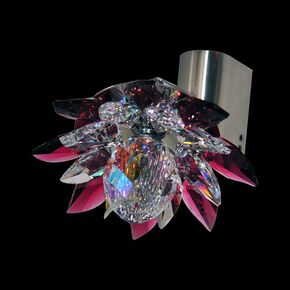 NEOCLASSICAL HANDMADE LIGHTING > MINIMAL DITS > NUFARO ELFO CRYSTALS SWAROVSKI WALL LAMP - ΦΩΤΙΣΤΙΚΆ ΤΟΊΧΟΥ