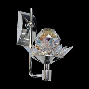 NEOCLASSICAL HANDMADE LIGHTING > MINIMAL DITS > NUFARO WALL LAMP 1Φ SWAROVSKI CRYSTALS - ΦΩΤΙΣΤΙΚΆ ΤΟΊΧΟΥ
