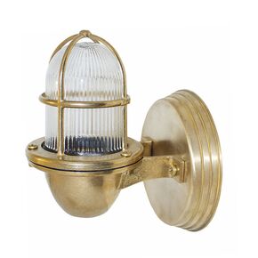 WATERPROOF OUTDOOR LIGHTING > CORNER LIGHTING 4108 BRASS - WALL LIGHTS