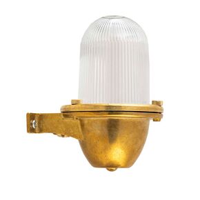WATERPROOF OUTDOOR LIGHTING > CORNER LIGHTING 410S BRASS - WALL LIGHTS
