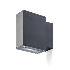 DIXIE 4X12 ΕΠΙΤΟΊΧΙΟΣ ΜΑΎΡΟ 230V/700MA LED 2X3W 48° IP54 3000K - ΤΟΊΧΟΥ ΦΩΤΙΣΤΙΚΆ 