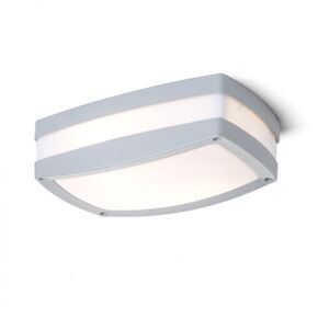 SONYA RC  ΓΚΡΙ ΑΣΗΜΊ  230V LED E27 2X15W IP54 - ΤΟΊΧΟΥ ΦΩΤΙΣΤΙΚΆ 