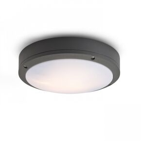 SONNY ΟΡΟΦΉΣ ΓΚΡΙ ΑΝΘΡΑΚΊΤΗ  230V LED E27 2X15W IP54 - ΟΡΟΦΉΣ ΦΩΤΙΣΤΙΚΆ 