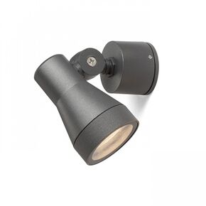 DIREZZA ΕΠΙΤΟΊΧΙΟΣ ΓΚΡΙ ΑΝΘΡΑΚΊΤΗ 230V GU10 35W IP54 - ΣΠΟΤ ΤΟΊΧΟΥ