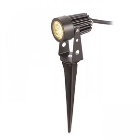 GUN ΣΕ ΚΑΡΦΊ ΜΑΎΡΟ  230V LED 3X1W 30° IP65  3000K - ΕΔΆΦΟΥΣ ΦΩΤΙΣΤΙΚΆ 