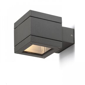 TELO ΕΠΙΤΟΊΧΙΟΣ ΓΚΡΙ ΑΝΘΡΑΚΊΤΗ  230V LED G9 5W IP44 - ΤΟΊΧΟΥ ΦΩΤΙΣΤΙΚΆ 