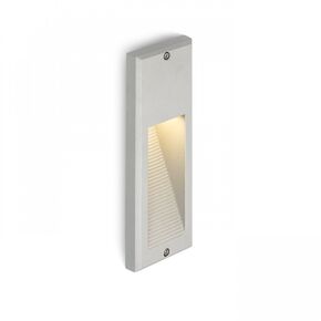 FACA RECESSED GRAY SILVER 230V LED 2W IP54 3000K - WALL LIGHTS