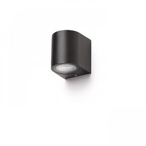 ZACK I ΓΚΡΙ ΑΝΘΡΑΚΊΤΗ 230V LED 3W 58° IP54 3000K - ΤΟΊΧΟΥ ΦΩΤΙΣΤΙΚΆ 