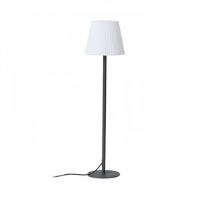 BOSANOVA 120 ΚΟΛΏΝΑ ΓΚΡΙ ΑΝΘΡΑΚΊΤΗ ΣΑΤΈΝ ΜΕ ΧΡΏΜΙΟ 230V LED E27 15W IP65 - ΕΔΆΦΟΥΣ ΦΩΤΙΣΤΙΚΆ 