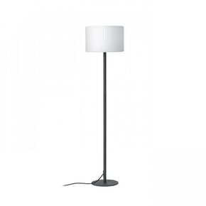 BOSANNA 150 ΚΟΛΏΝΑ ΓΚΡΙ ΑΝΘΡΑΚΊΤΗ ΣΑΤΈΝ ΜΕ ΧΡΏΜΙΟ 230V LED E27 15W IP65 - ΕΔΆΦΟΥΣ ΦΩΤΙΣΤΙΚΆ 
