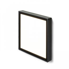 DEJAVU SQ 14 ΧΩΝΕΥΤΌ ΜΑΎΡΟ  230V LED 6W IP65  3000K - ΤΟΊΧΟΥ ΦΩΤΙΣΤΙΚΆ 